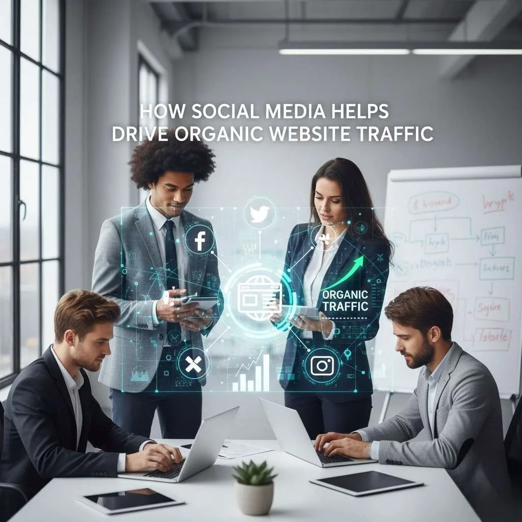 How Social Media Helps Drive Organic Website Traffic